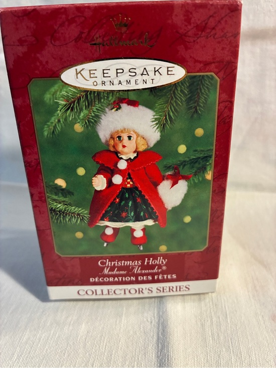 Hallmark Other - Hallmark Keepsake Christmas Holly Madame Alexander White Fur-Trim Ornament 2000